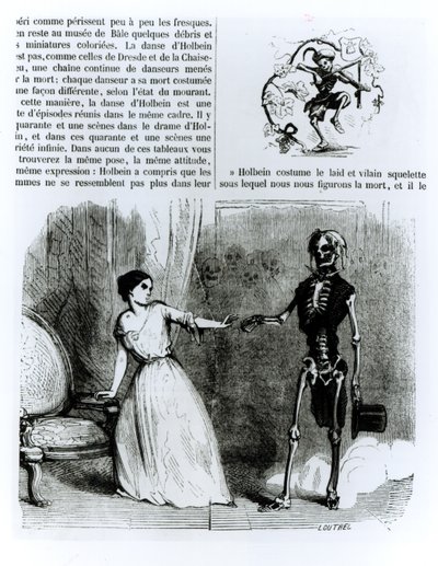 De Dans van de Dood door Jean Baptiste Victor Loutrel